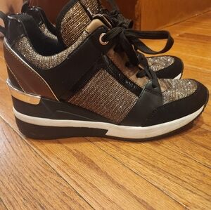 Michael Kors Georgie Wedge Trainor Sneakers Size 6